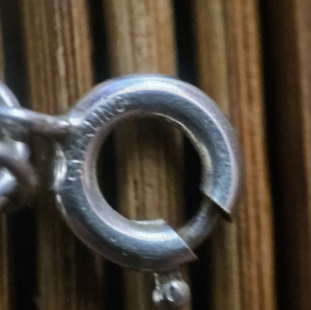 Sterling Silver Chain Necklace (Vintage) - Picture 7 of 10